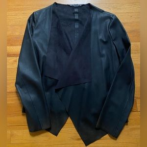 Zara Basic Easentials Faux Leather Dress Jacket